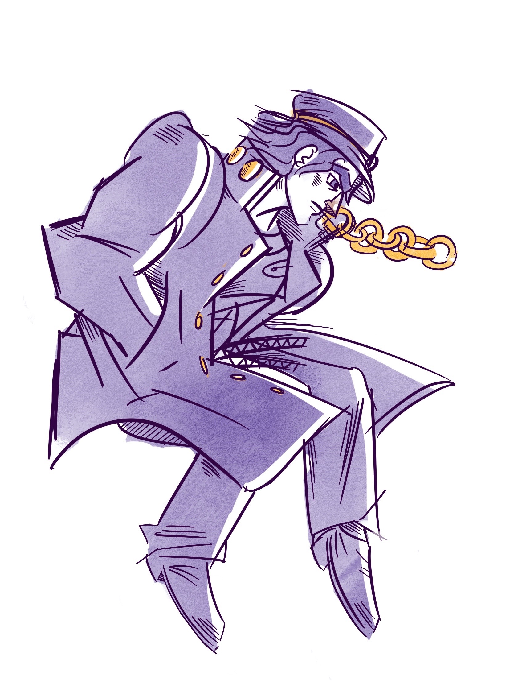 Jotaro Kujo, the main character of Jojo's Bizarre Adventure: Part 3