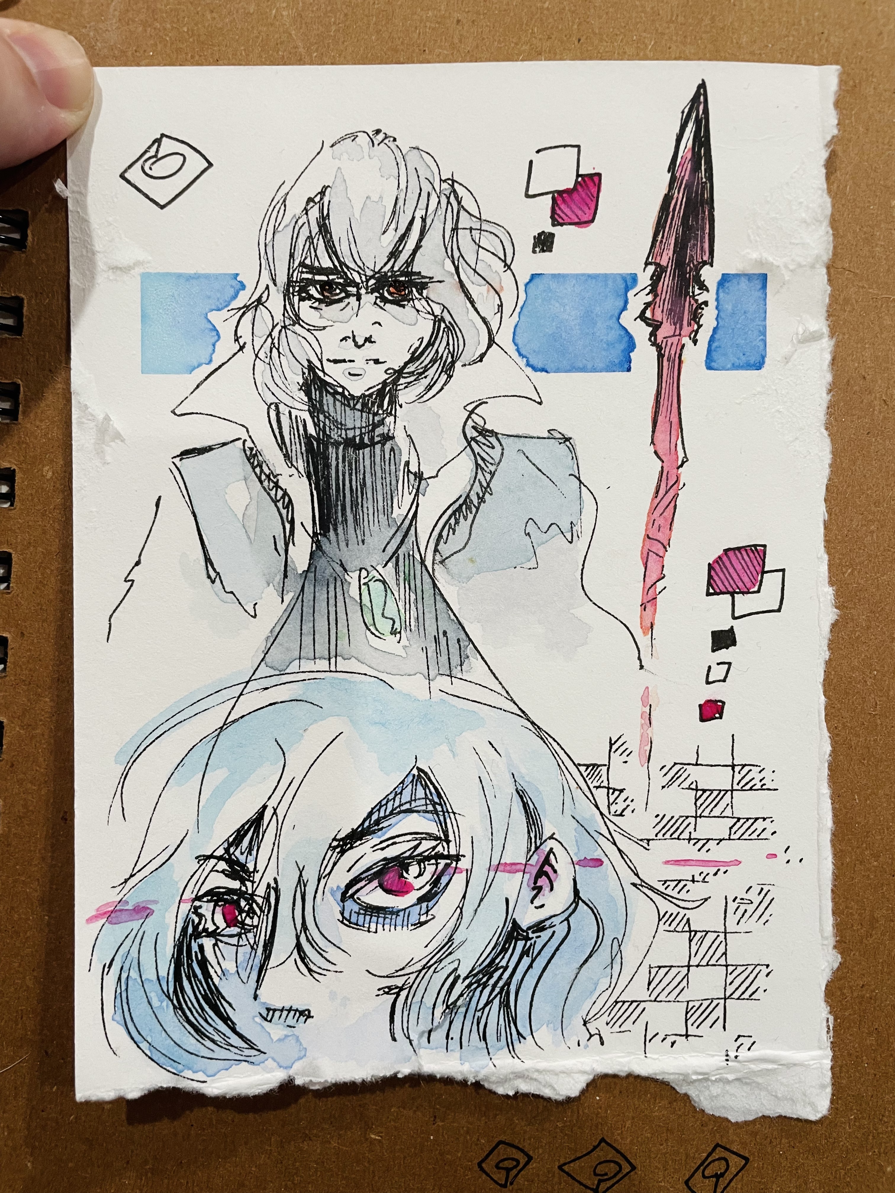 Sketches while watching a friend's stream