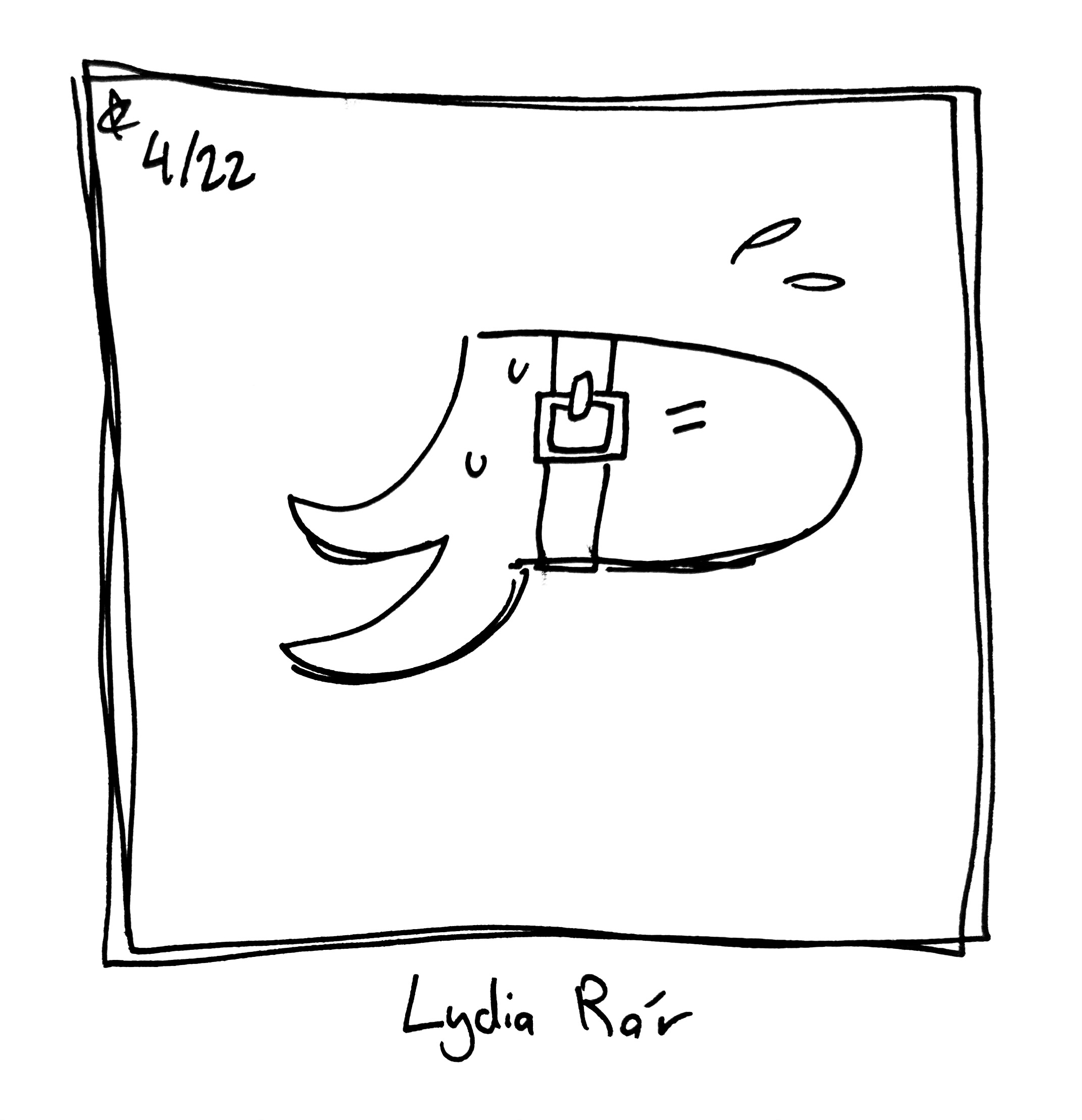 The Lydia Táll One is a file extension wrapped in a buckle like the WinRar logo. The caption reads "Lydia Rár"